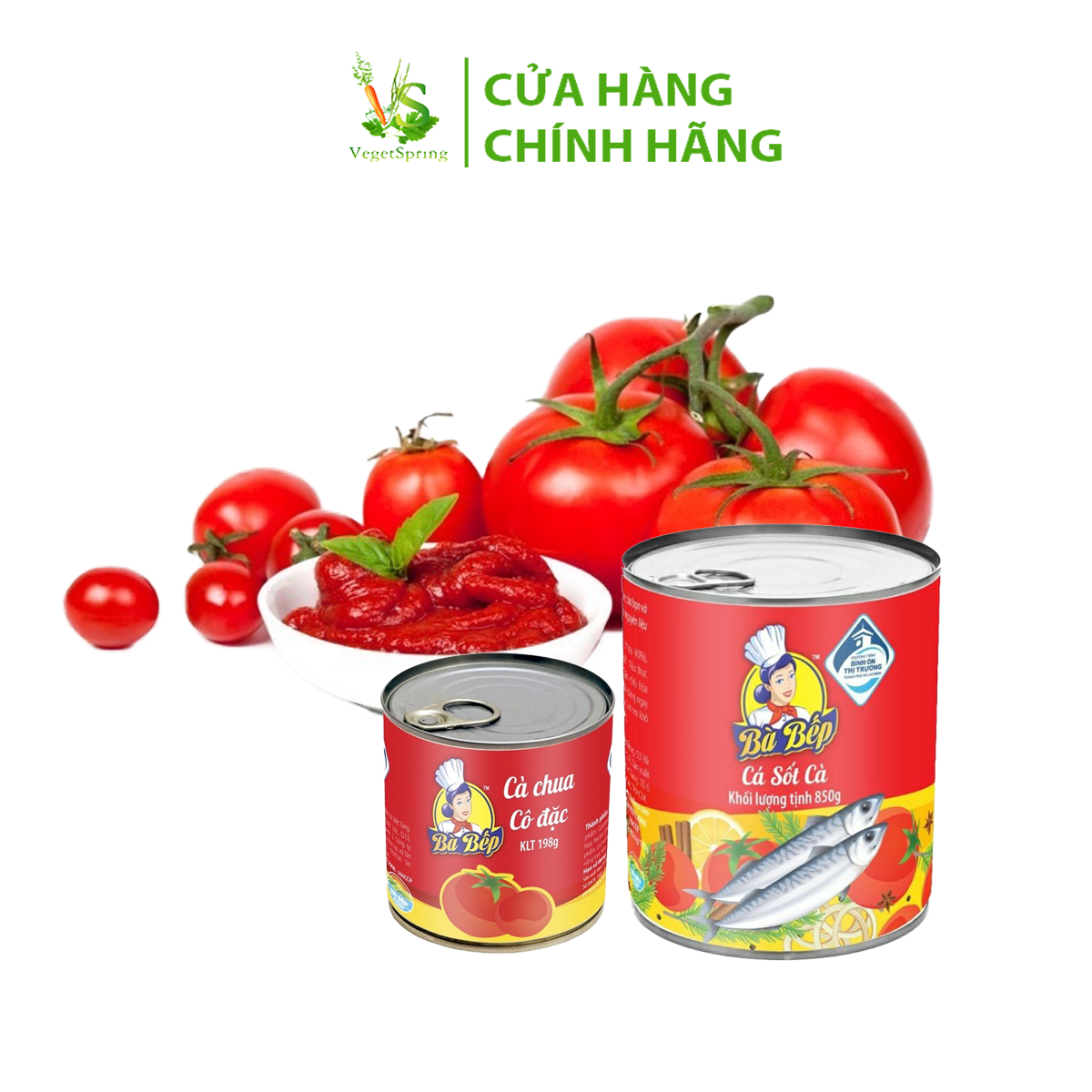 Cà Chua Cô Đặc Hiệu Bà Bếp 198g