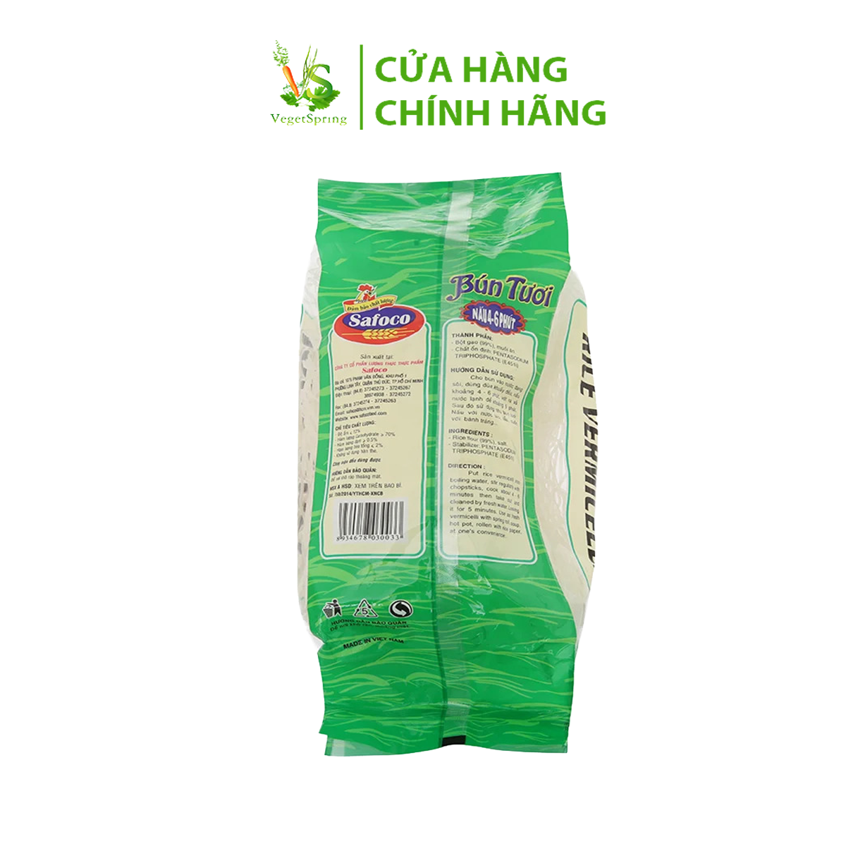 Bún Tươi Safoco 300g