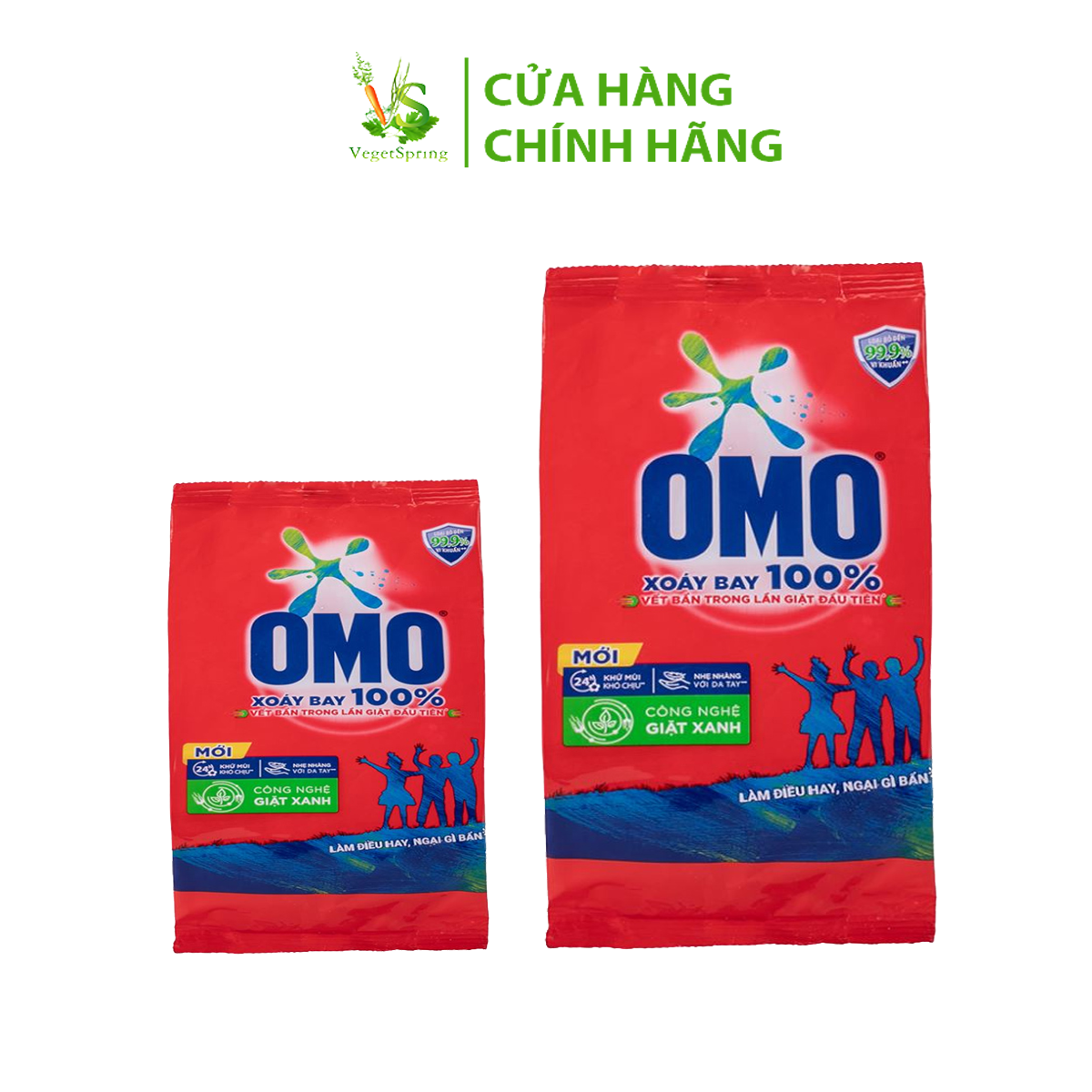 Bột Giặt OMO Công Nghệ Giặt Xanh 380g/770g