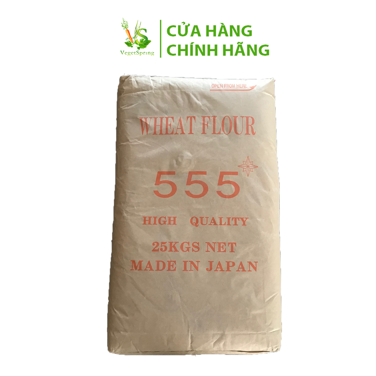 Bột Mì Nhật 555 (Màu Cam) Chiết Lẻ 1kg