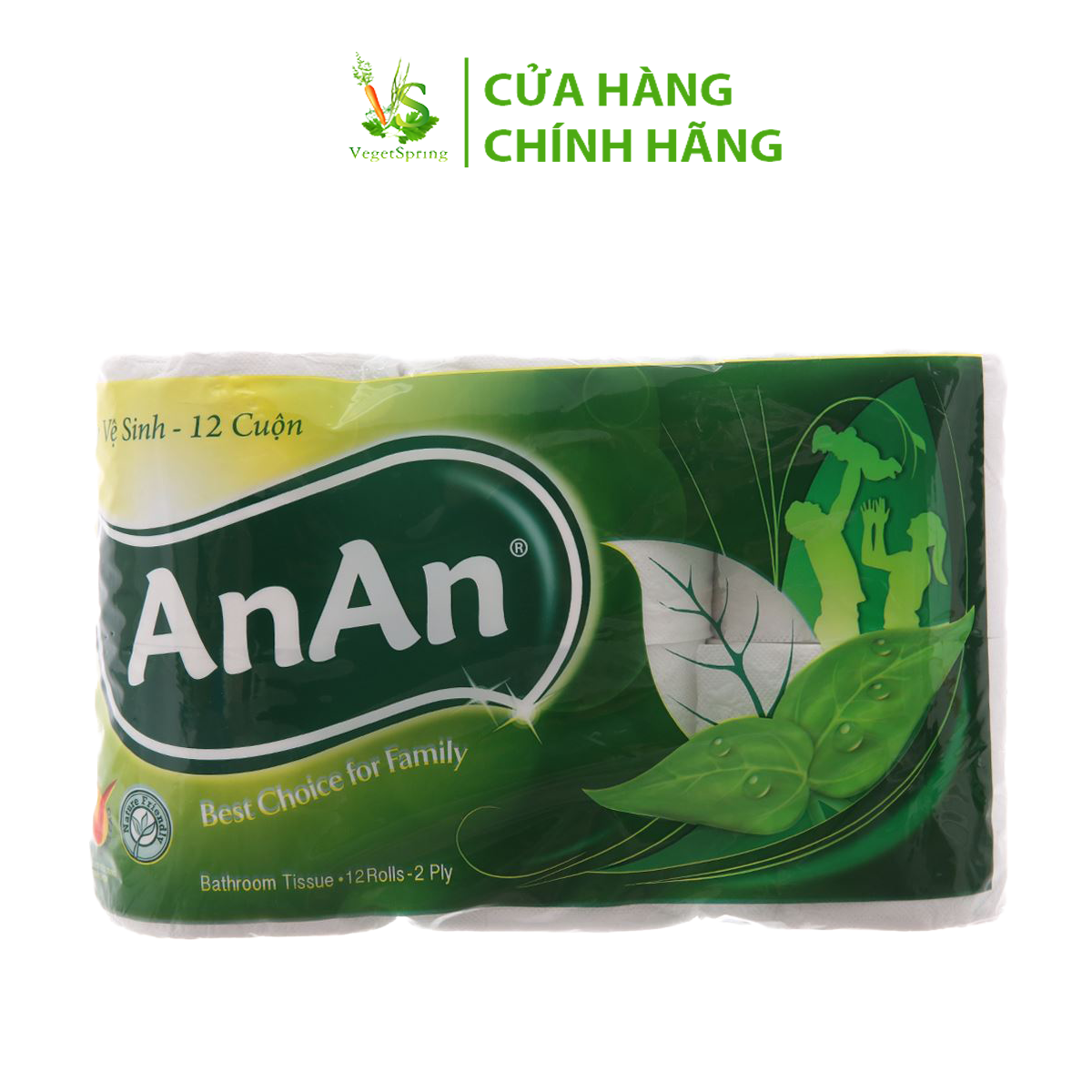 Giấy Vệ Sinh An An 10 cuộn/lốc