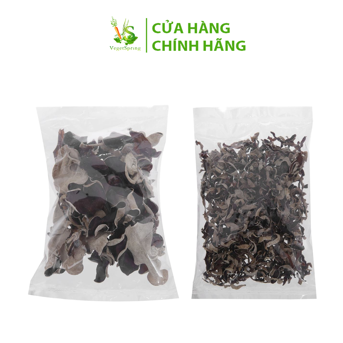 Nấm Mèo Khô Nguyên Miếng/Sợi 500g